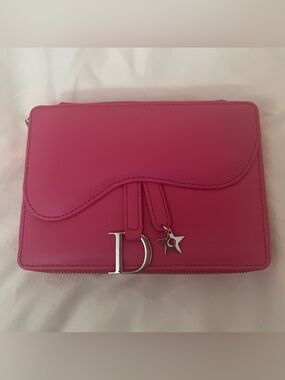 Dior Pink Saddle Makeup Case Rare